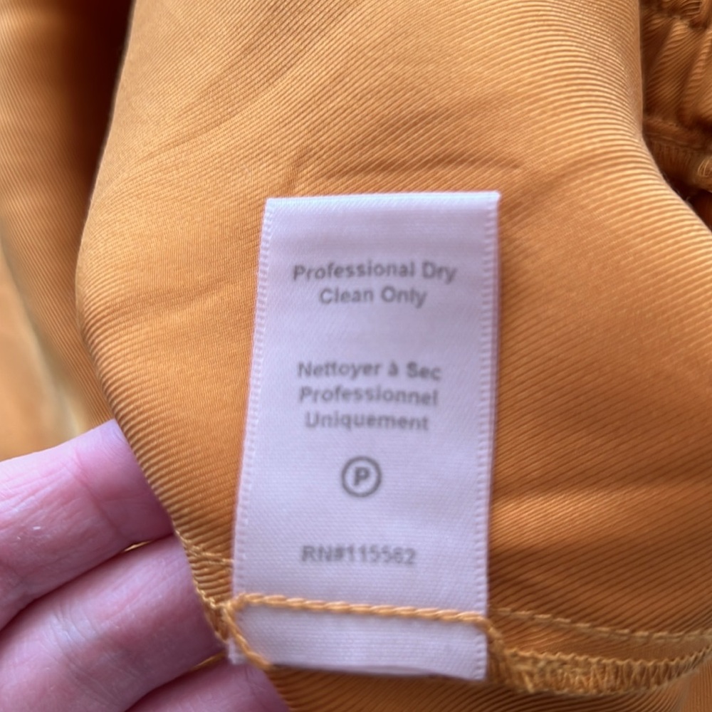 Cinq A Sept Frilled Flared Trousers Gold XS - Picture 6 of 7